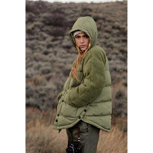 Anthropologie Pilcro Swing Puffer Jacket